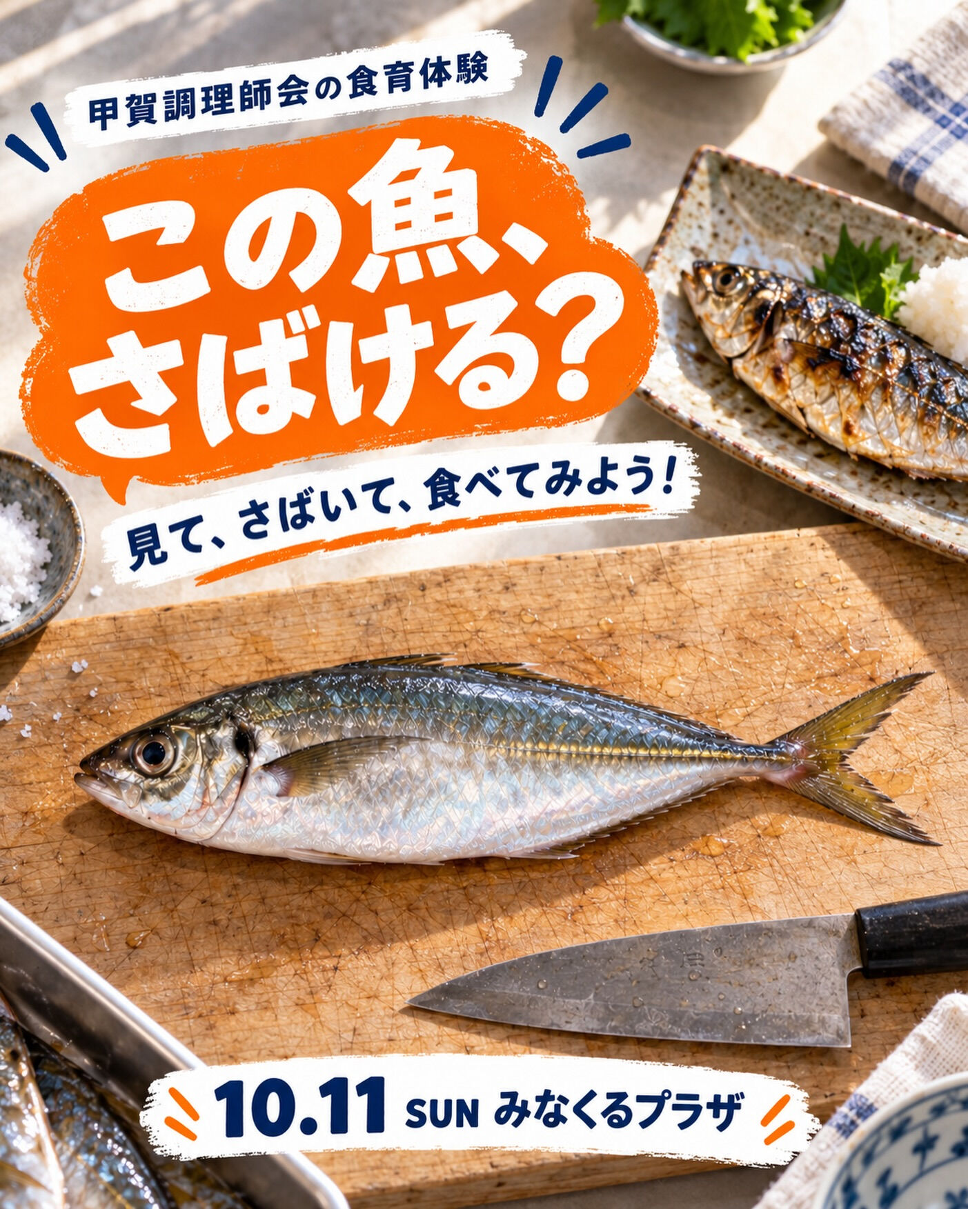 この魚、さばける？🐟